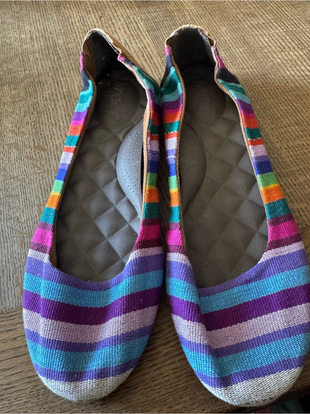 Reef Multicolor Striped Women's Ballet Flats